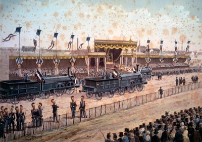 Inauguration of the Railway Line Between Paris and Strasbourg by Unknown artist