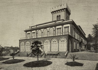 View of Villa Fabbricotti, Where Queen Victoria Stayed, Florence, Italy by Unknown Artist