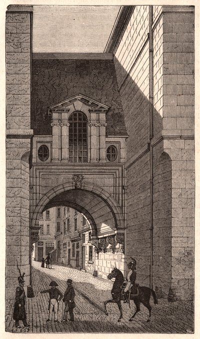 View of a Renaissance building from the period of Henry II in Nazareth Street in Paris, France by Unknown