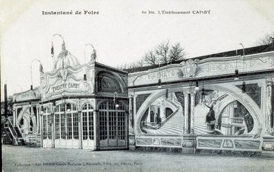 View of the Camby Theatre Building in Paris in 1906 by Unknown Artist