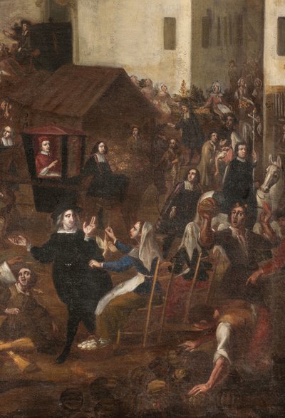 View of the Grand Market Verziere in Milan by Unknown Artist