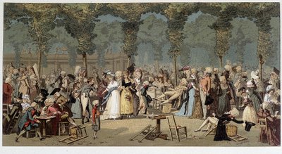 World Walk Through the Gardens of the Royal Palace, Late 18th Century by Unknown artist