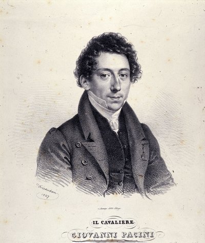 Portrait of Giovanni Pacini, Italian composer by Unknown artist
