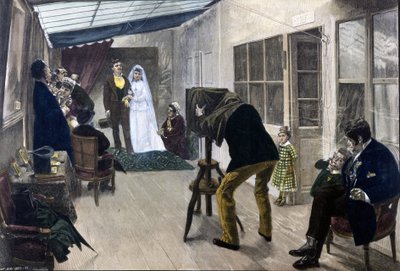 Workshop of a Photographer in Paris in 1878 by Unknown artist