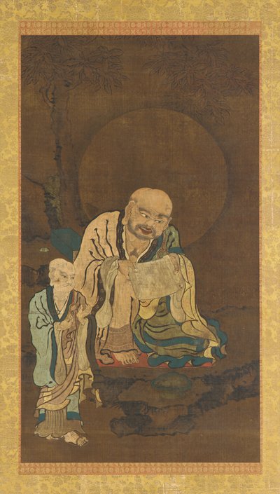 A Luohan and an Attendant by Unknown artist