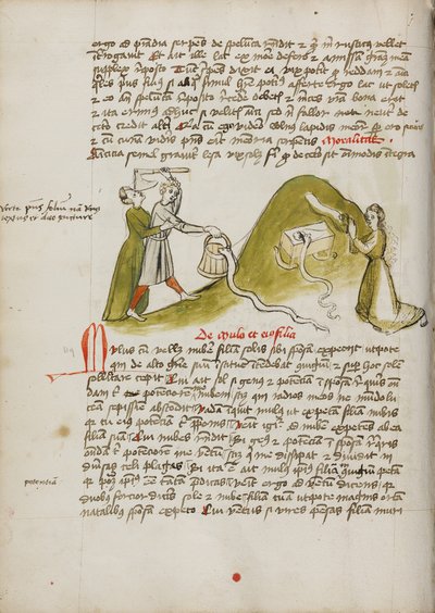 A Woman in Prayer and a Snake on a Nearby Hillock; A Man Trying to Kill a Snake with an Axe by Unknown artist