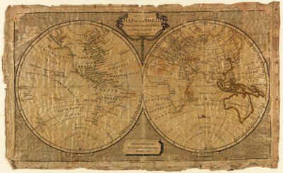 An Outline Map of the World for Ladies Needlework and Young Students of Geography by Unknown artist