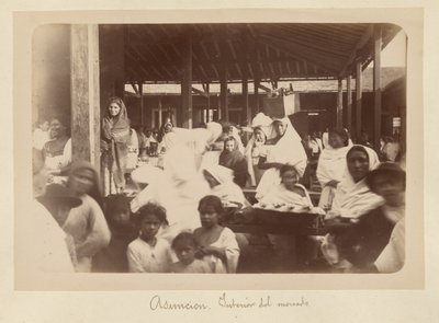 Asuncion, Interior of the Market by Unknown artist