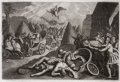 Bible of Royaumont, Old Testament: Defeat of Sennacherib by Unknown artist