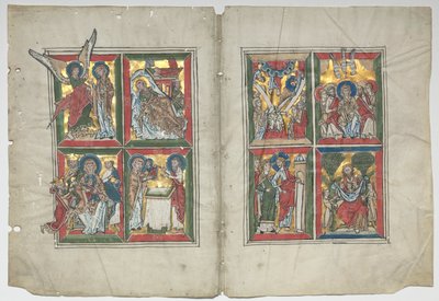 Bifolia with Scenes from the Life of Christ by Unknown artist