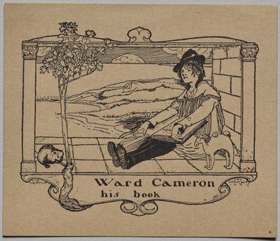 Bookplate: Ward Cameron by Unknown artist