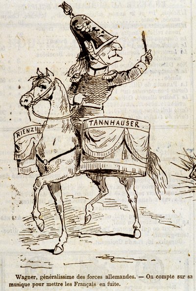 Cartoon of the German Forces Generalissimo - in L