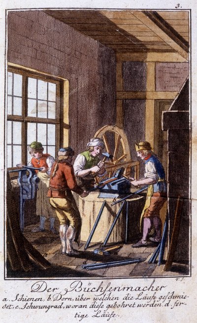 The Harquebusher in His Workshop. From 