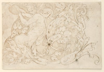 Design for a Detail of an Arabesque Frieze by Unknown artist