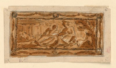 Design for the Cover of a Snuff Box by Unknown artist