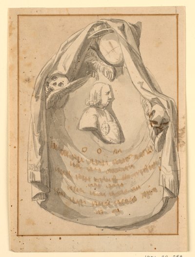 Design of a Sepulcher Monument for a Prelate by Unknown artist