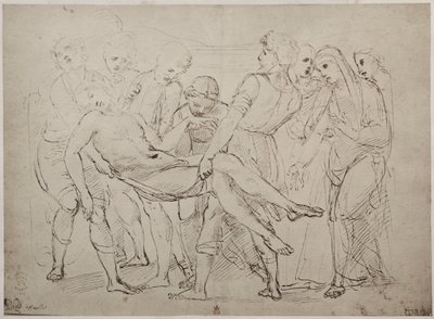 Drawing by Raphael Sanzio in the British Museum by Unknown artist