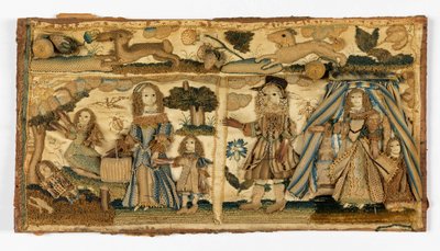 Embroidered Panels by Unknown artist