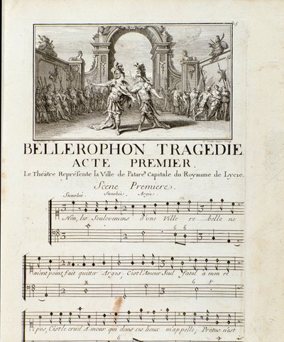 First Act of Bellerophon by Unknown artist