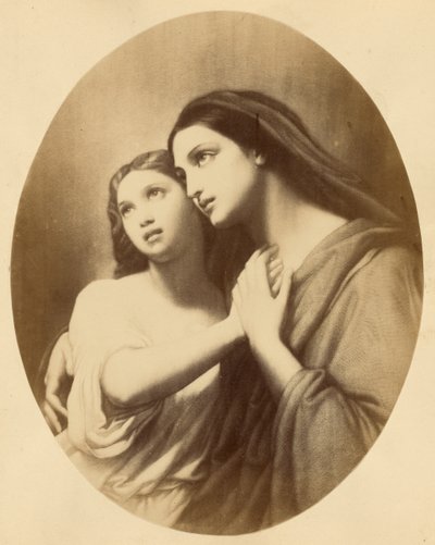 "Faith and Hope" by Ary Scheffer by Unknown artist