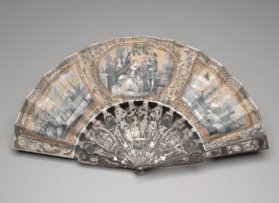 Folding fan with 