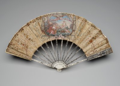Folding fan with the Birth of Venus by Unknown artist