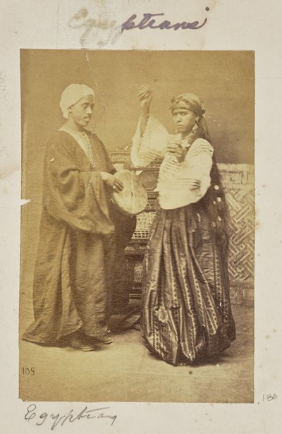 Group Portrait of a Musician and a Dancer by Unknown artist