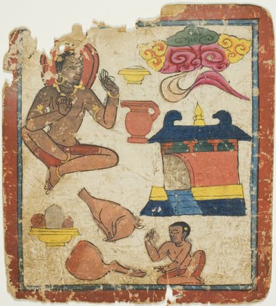 Image from a Set of Initiation Cards (Tsakali) by Unknown artist