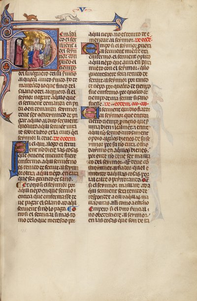 Initial D: A Man Speaking to a Young Man and Three Men before a Judge by Unknown artist