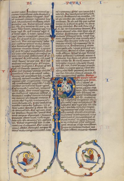 Initial P: Saint Peter