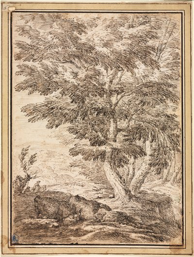 Landscape with Clump of Trees by Unknown artist
