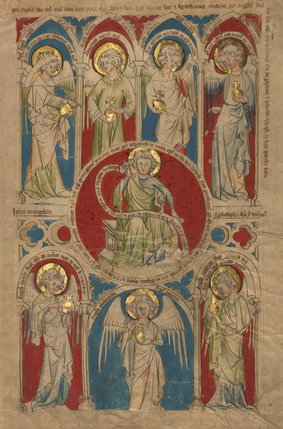 Leaf from an Apocalypse Manuscript with Miniatures by Unknown artist