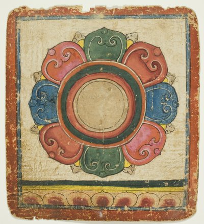 Lotus from a Set of Initiation Cards by Unknown artist
