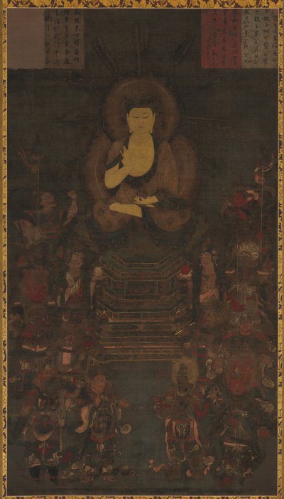 Medicine Master Buddha and the Twelve Divine Generals by Unknown artist