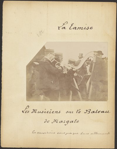 Musicians on the Boat from Margate by Unknown artist