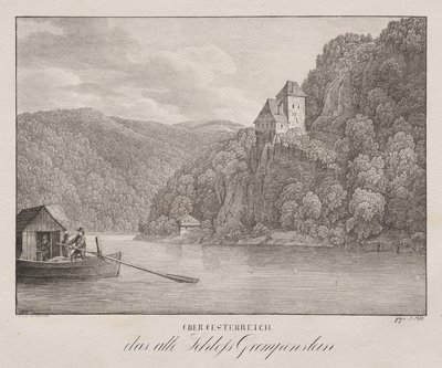 Lower Austria, The Old Castle of Greifenstein by Unknown artist