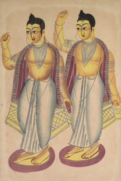 Nitai and Gaur by Unknown artist