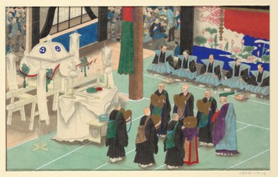 One of Sixteen Scenes of the Death and Burial of a Man by Unknown artist
