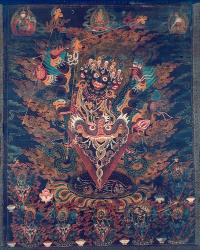 Banner with Guru Dragpur, a Wrathful Form of Padmasambhava by Unknown artist