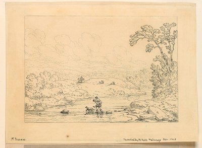 Pastoral Scene, 1st Process by Unknown artist