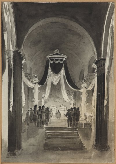 Peter and Paul Cathedral Decoration to the Burial Ceremony for Peter III and Catherine II by Unknown artist