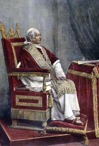 Portrait of Leo XIII (1810 - 1903), 254th Pope (1878 - 1903) by Unknown artist