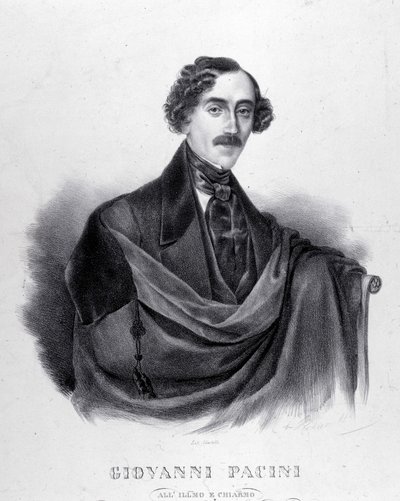 Portrait of Giovanni Pacini, Italian Composer by Unknown artist