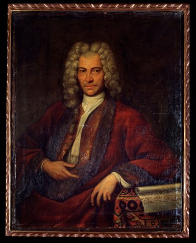 Portrait of Johann Joseph Fux, Austrian composer, music theorist and pedagogue by Unknown artist
