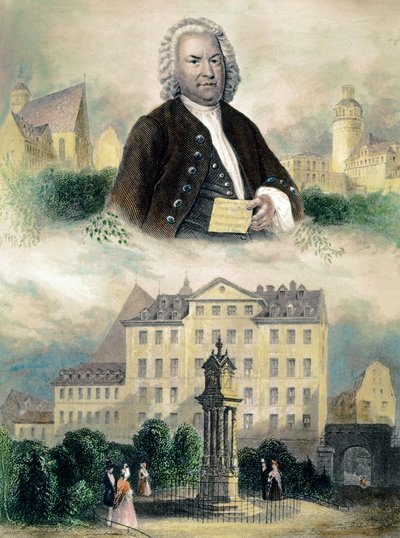 Portrait of Johann Sebastian Bach by Unknown artist