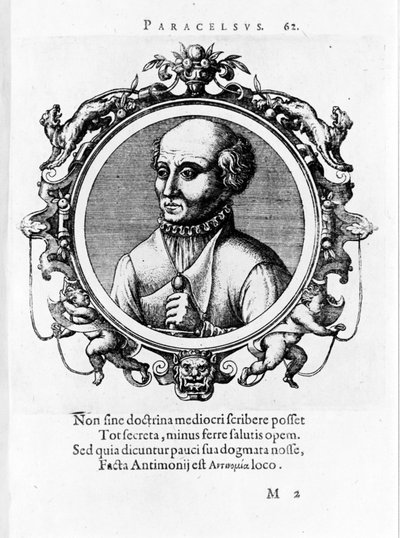 Portrait of Philipp Aureolus Theophrast Bombast von Hohenheim Paracelsus by Unknown artist