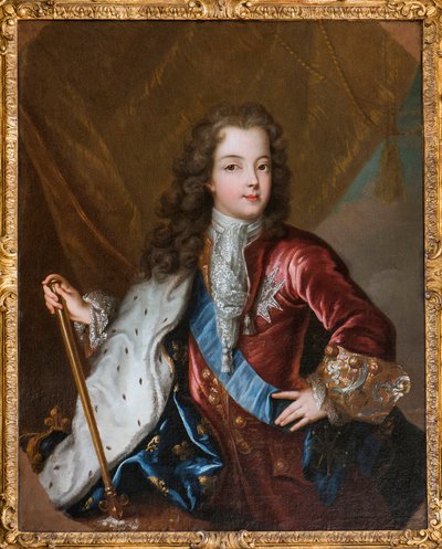 Portrait of the King of France Louis XV by Unknown artist