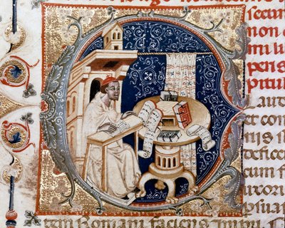 Portrait of the Copyist Monk Ugo de Florence by Unknown artist