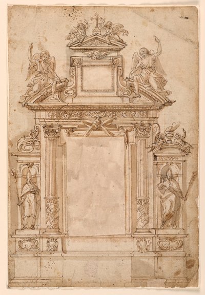 Project for an Altar with Alternative Suggestions by Unknown artist