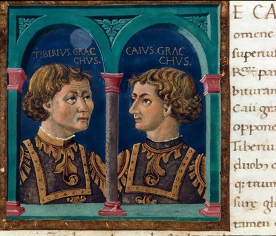 Representation of Tiberius Sempronius Gracchus and His Brother Caius Sempronius Gracchus by Unknown artist